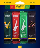 Vandoren Jazz Alto Sax Reed Samplers 2